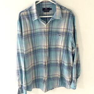Vineyard Vines Plaid Slim Fit Tucker Shirt, Size: XL